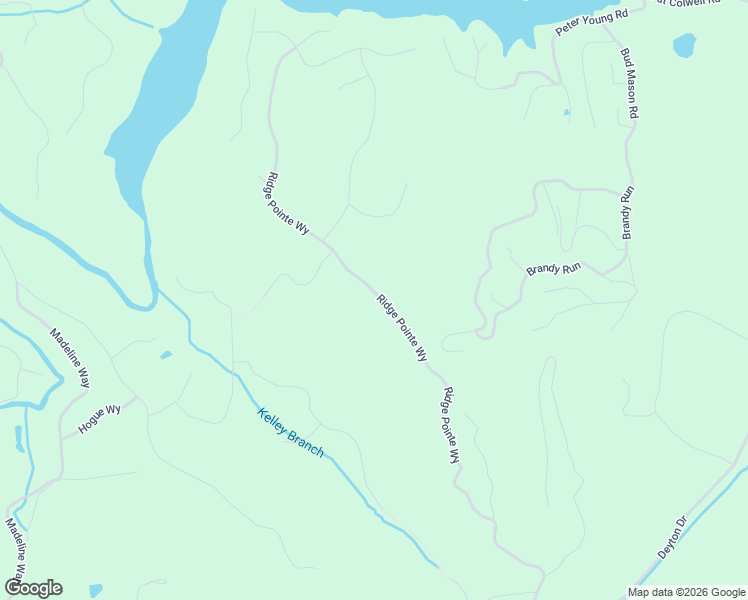 map of restaurants, bars, coffee shops, grocery stores, and more near 899 Ridge Pointe Way in Blairsville