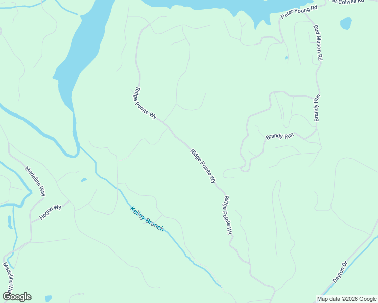 map of restaurants, bars, coffee shops, grocery stores, and more near 899 Ridge Pointe Way in Blairsville