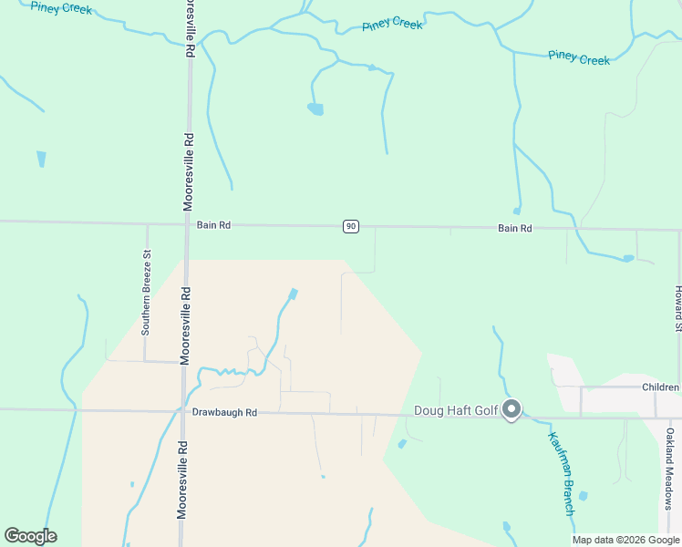 map of restaurants, bars, coffee shops, grocery stores, and more near 25396 Bain Road in Athens