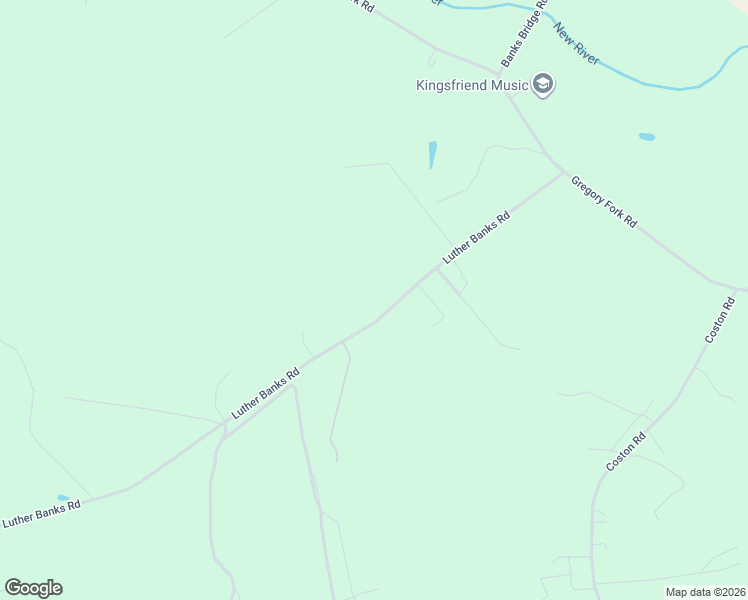 map of restaurants, bars, coffee shops, grocery stores, and more near 220 Luther Banks Road in Richlands