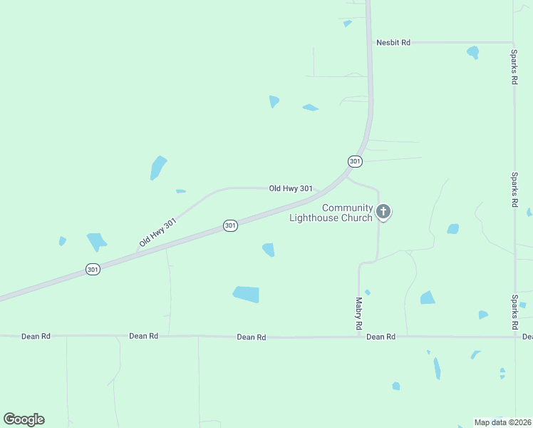 map of restaurants, bars, coffee shops, grocery stores, and more near 3963 Mississippi 301 in Lake Cormorant
