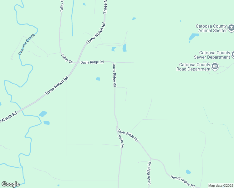 map of restaurants, bars, coffee shops, grocery stores, and more near 549 Davis Ridge Road in Ringgold