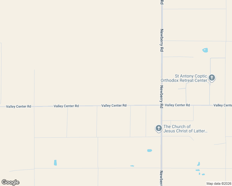 map of restaurants, bars, coffee shops, grocery stores, and more near 45323 Valley Center Road in Newberry Springs