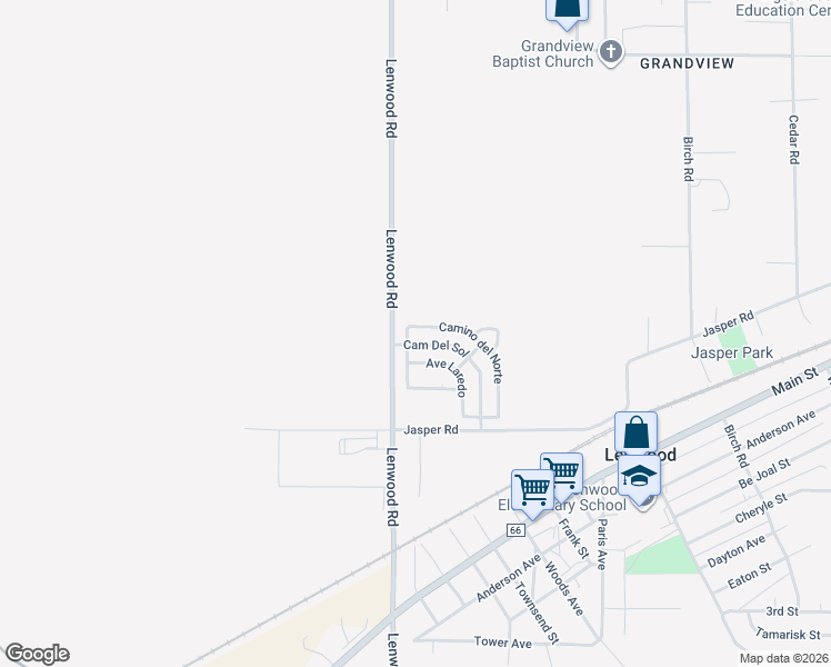 map of restaurants, bars, coffee shops, grocery stores, and more near 24939 Camino del Norte in Barstow