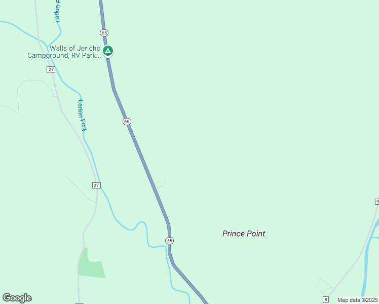 map of restaurants, bars, coffee shops, grocery stores, and more near 18600 Alabama 65 in Estillfork
