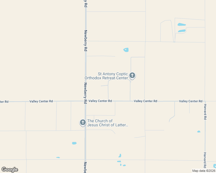 map of restaurants, bars, coffee shops, grocery stores, and more near 45828 Valley Center Road in Newberry Springs