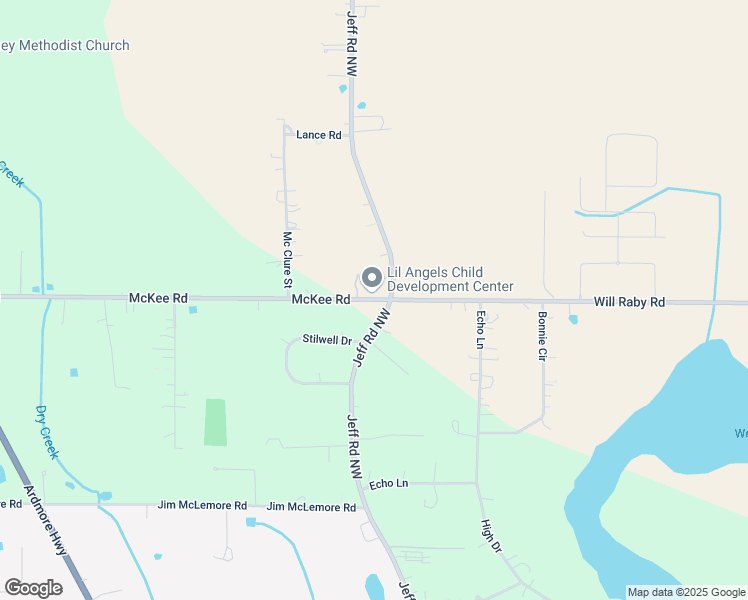 map of restaurants, bars, coffee shops, grocery stores, and more near 133 McKee Road in Harvest