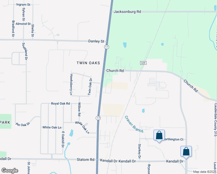 map of restaurants, bars, coffee shops, grocery stores, and more near 4939 Chisholm Road in Florence