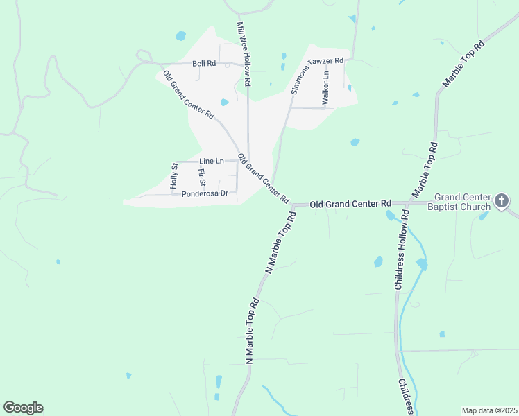 map of restaurants, bars, coffee shops, grocery stores, and more near 121 Spruce Street in Chickamauga