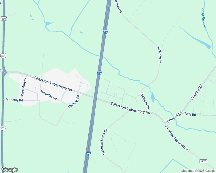 map of restaurants, bars, coffee shops, grocery stores, and more near 175 Angie Drive in Parkton