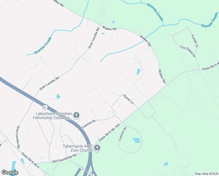 map of restaurants, bars, coffee shops, grocery stores, and more near 565 Karen Lane in Rock Hill