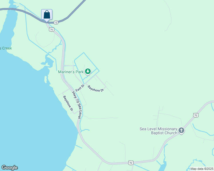 map of restaurants, bars, coffee shops, grocery stores, and more near 1013 Nelsonbay Drive in Sealevel
