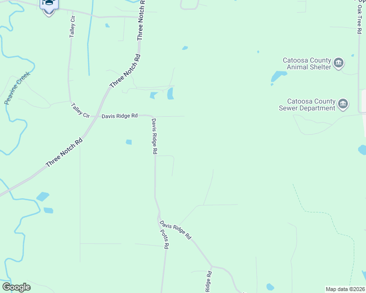 map of restaurants, bars, coffee shops, grocery stores, and more near 417 Davis Ridge Road in Ringgold