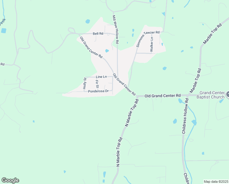 map of restaurants, bars, coffee shops, grocery stores, and more near 121 Spruce Street in Chickamauga