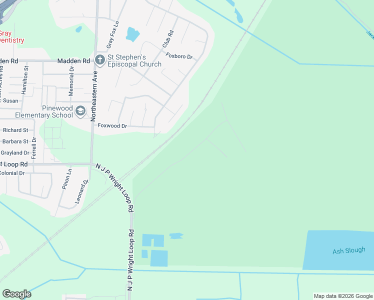 map of restaurants, bars, coffee shops, grocery stores, and more near 1602 Hunters Chase Road in Jacksonville