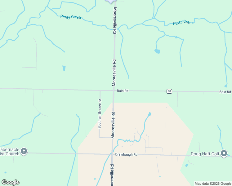 map of restaurants, bars, coffee shops, grocery stores, and more near 22432 Mooresville Road in Athens