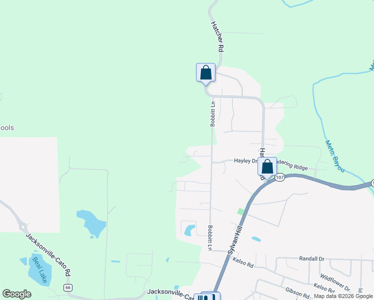 map of restaurants, bars, coffee shops, grocery stores, and more near 7923 Mudge Lane in North Little Rock