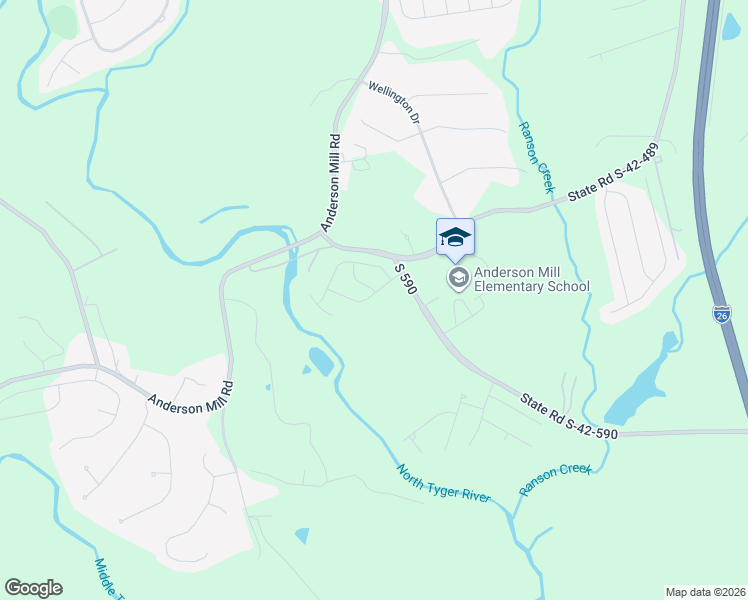 map of restaurants, bars, coffee shops, grocery stores, and more near 427 Lynnell Way in Moore