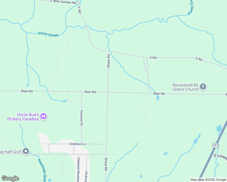 map of restaurants, bars, coffee shops, grocery stores, and more near 26551 Bain Road in Athens