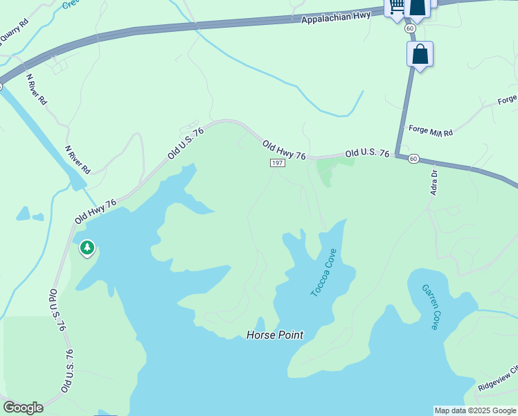 map of restaurants, bars, coffee shops, grocery stores, and more near 295 Old Toccoa Road in Morganton
