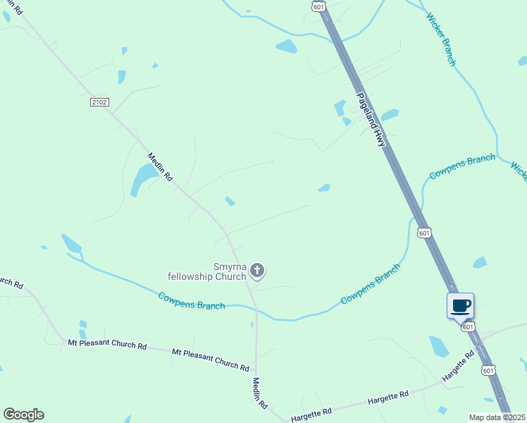 map of restaurants, bars, coffee shops, grocery stores, and more near 5007 Medlin Road in Monroe