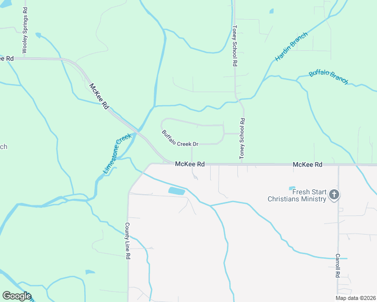 map of restaurants, bars, coffee shops, grocery stores, and more near 104 Hill Trce in Toney