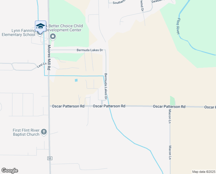 map of restaurants, bars, coffee shops, grocery stores, and more near 263 Bermuda Lakes Drive in Meridianville