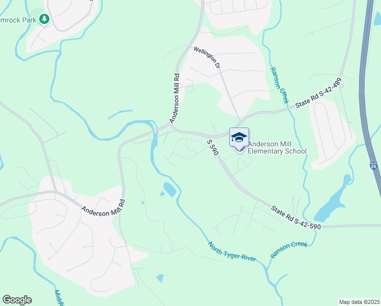 map of restaurants, bars, coffee shops, grocery stores, and more near 439 Lynnell Way in Moore