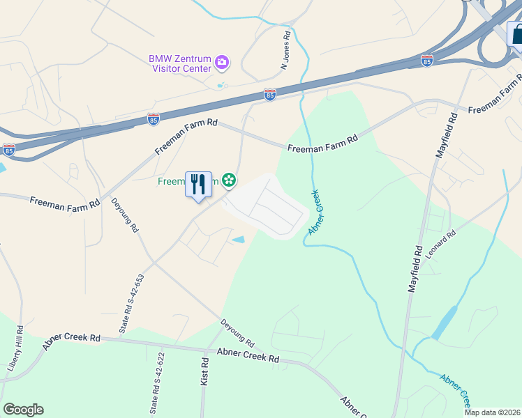 map of restaurants, bars, coffee shops, grocery stores, and more near 155 Ralston Road in Greer