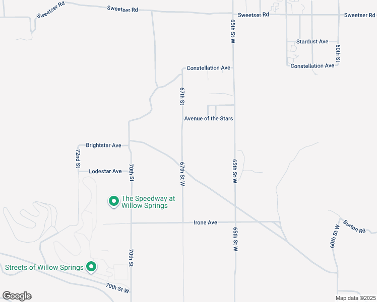 map of restaurants, bars, coffee shops, grocery stores, and more near 67th Street West in Rosamond