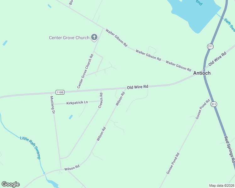 map of restaurants, bars, coffee shops, grocery stores, and more near 803 Old Wire Road in Red Springs