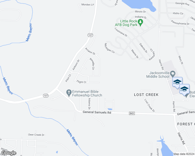 map of restaurants, bars, coffee shops, grocery stores, and more near 5801 Base Meadows Drive in Jacksonville