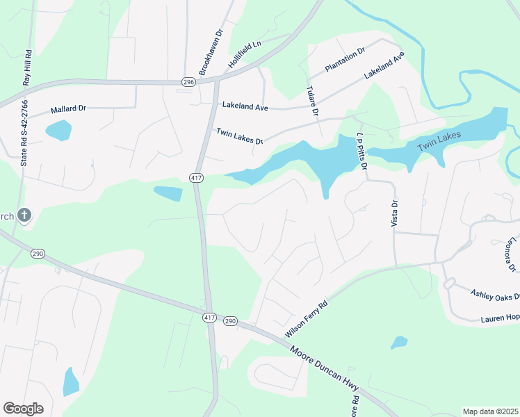 map of restaurants, bars, coffee shops, grocery stores, and more near 138 Morning Lake Drive in Moore