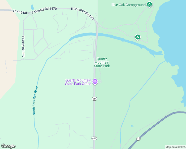 map of restaurants, bars, coffee shops, grocery stores, and more near 14713 Oklahoma 44A in Lone Wolf