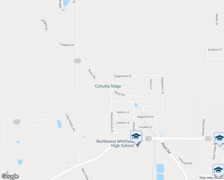 map of restaurants, bars, coffee shops, grocery stores, and more near 721 Bull Run Drive in Tunnel Hill