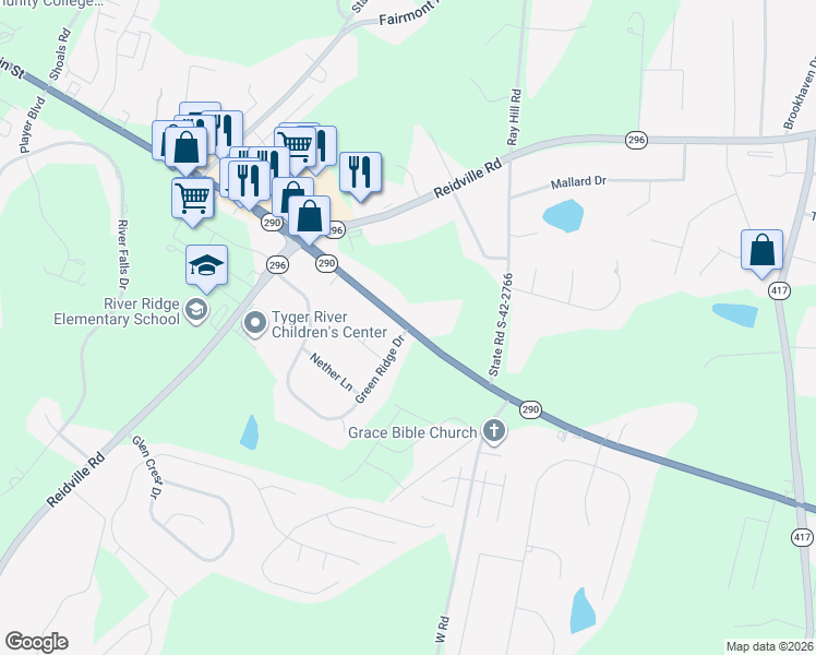 map of restaurants, bars, coffee shops, grocery stores, and more near 4000 Moore Duncan Highway in Moore