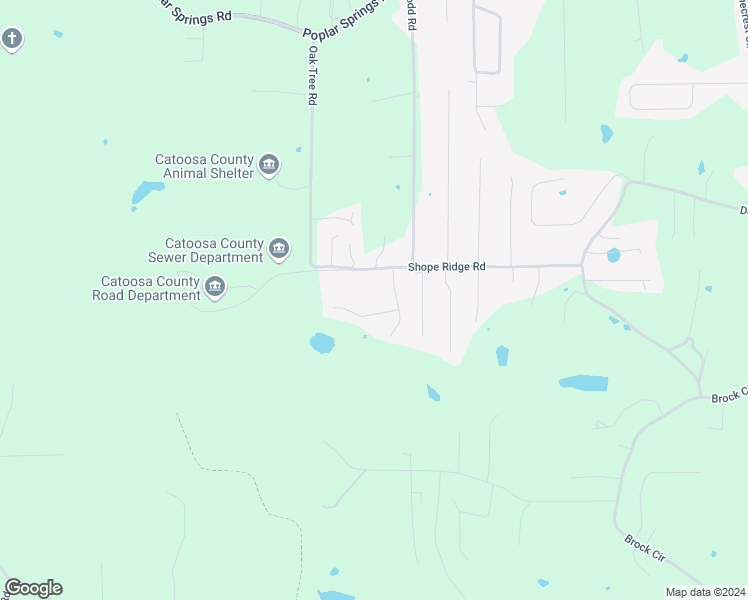map of restaurants, bars, coffee shops, grocery stores, and more near 82 Timothy Drive in Ringgold
