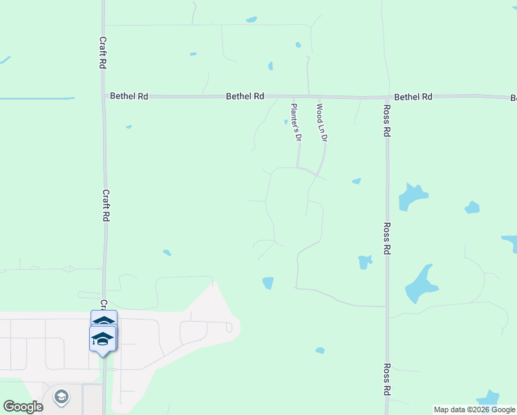 map of restaurants, bars, coffee shops, grocery stores, and more near 1595 Southern Ridge Trail in Olive Branch