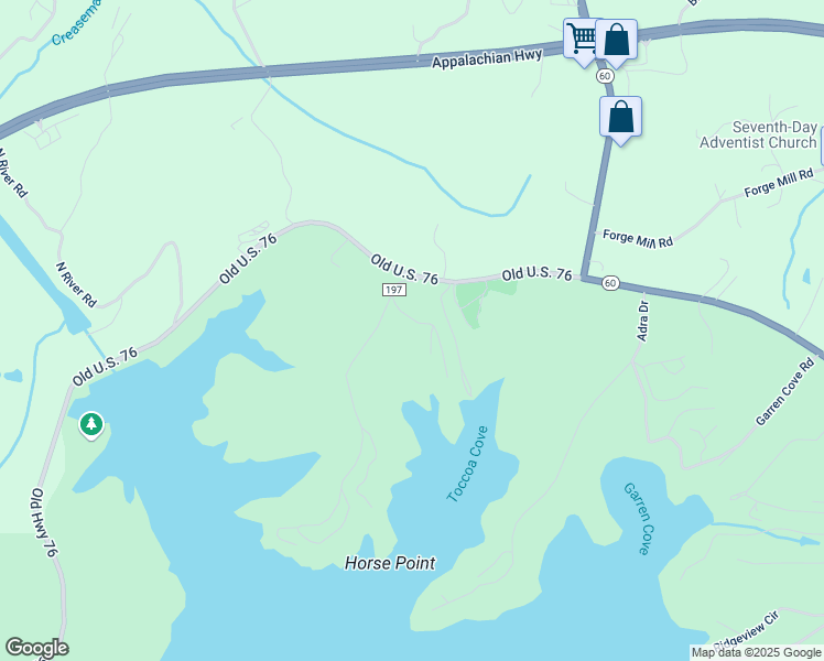 map of restaurants, bars, coffee shops, grocery stores, and more near 68 Mallard Point Road in Morganton