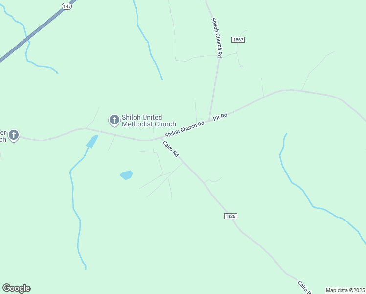 map of restaurants, bars, coffee shops, grocery stores, and more near 1431 Shiloh Church Road in Morven