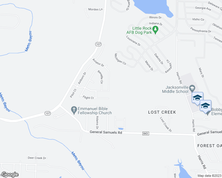 map of restaurants, bars, coffee shops, grocery stores, and more near 5616 Aviator Drive in Jacksonville