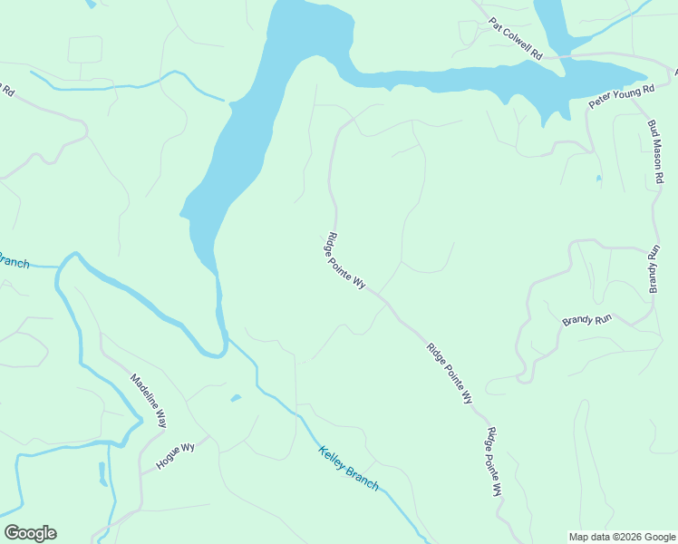 map of restaurants, bars, coffee shops, grocery stores, and more near 1143 Ridge Pointe Way in Blairsville