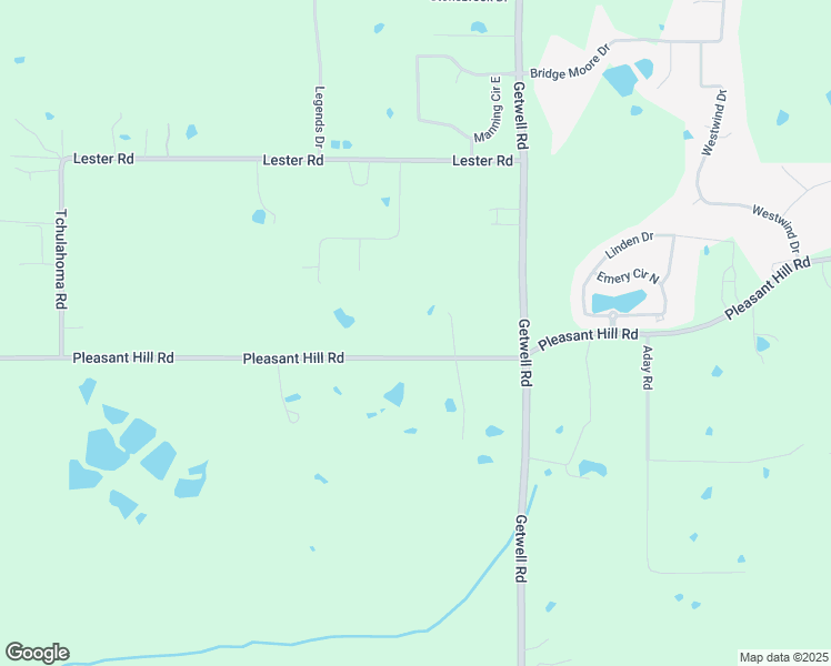 map of restaurants, bars, coffee shops, grocery stores, and more near 2752 Pleasant Hill Road in DeSoto County