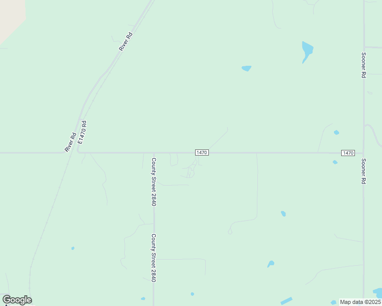 map of restaurants, bars, coffee shops, grocery stores, and more near 1015 County Road 1470 in Ninnekah