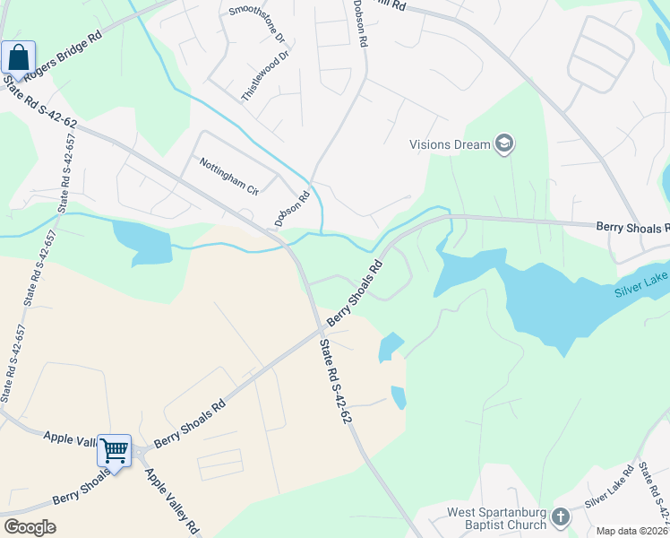 map of restaurants, bars, coffee shops, grocery stores, and more near 160 Rockingham Road in Duncan