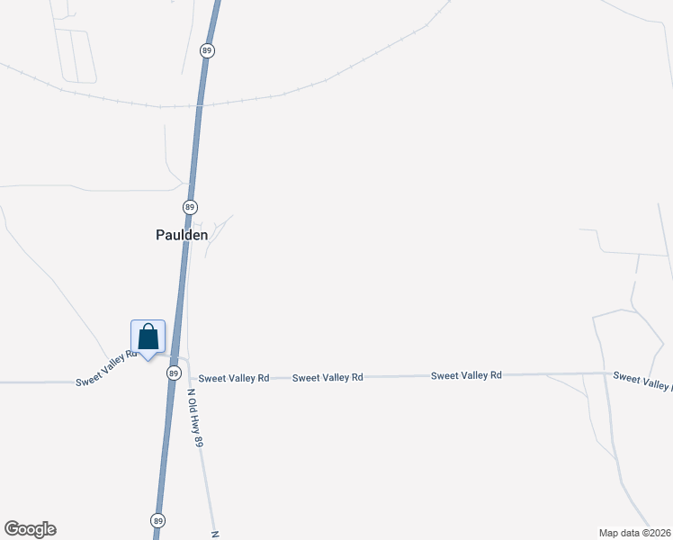 map of restaurants, bars, coffee shops, grocery stores, and more near in Paulden