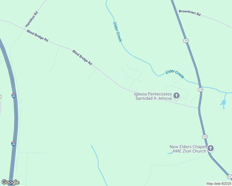 map of restaurants, bars, coffee shops, grocery stores, and more near 1418 Blind Bridge Road in Magnolia