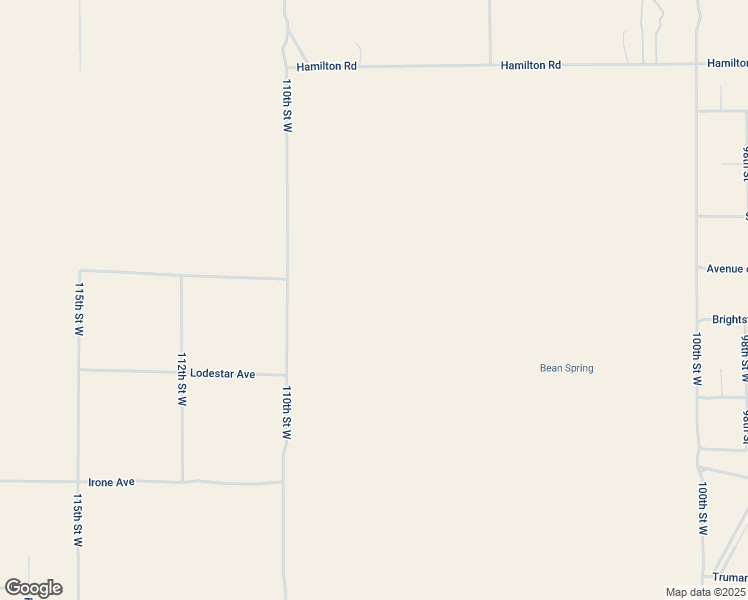 map of restaurants, bars, coffee shops, grocery stores, and more near 97th Street West in Kern County