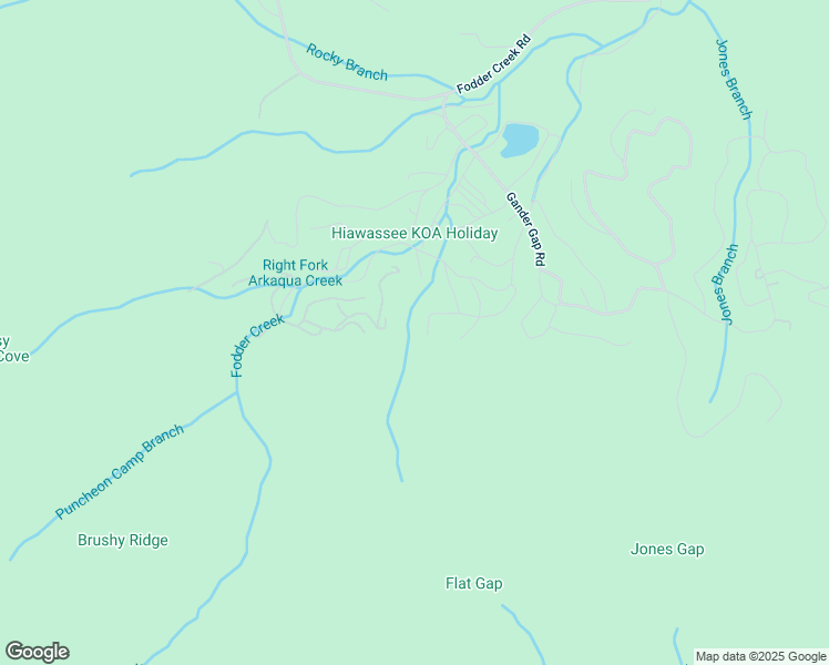 map of restaurants, bars, coffee shops, grocery stores, and more near 995 Glassy Mountain Road in Hiawassee