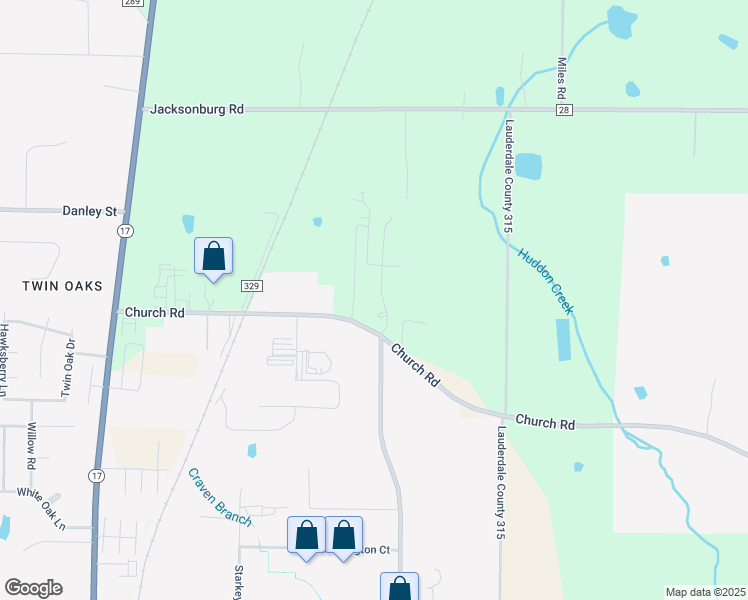 map of restaurants, bars, coffee shops, grocery stores, and more near 105 Old Orchard Road in Florence